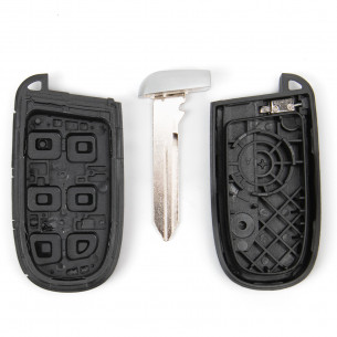 Chrysler Jeep Dodge Fiat Key Case with 3 Buttons - Aftermarket