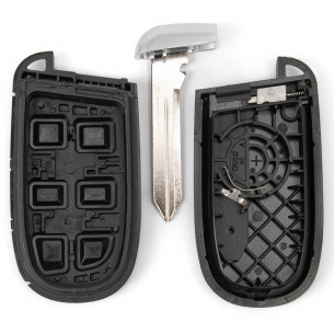 Chrysler Jeep Dodge Fiat Key Case with 3 Buttons - Aftermarket