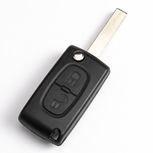 Citroen Remote Flip Car Key 649086 with Electronics