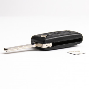 Citroen Remote Flip Car Key 649086 with Electronics