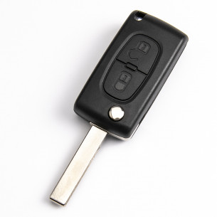 Citroen Remote Flip Car Key 649086 with Electronics