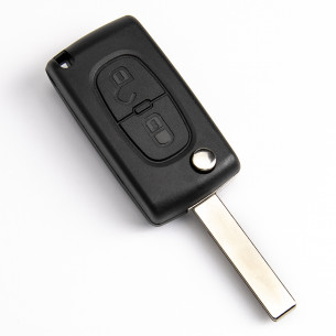 Citroen Remote Flip Car Key 649086 with Electronics