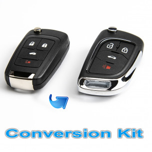 Clé Coque Kit de conversion 4 boutons pour Chevrolet