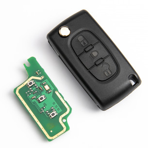 Clé de la télécommande pour Peugeot 433MHZ ID46 ASK CE0536 - Aftermarket