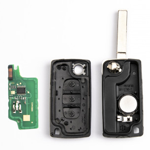 Clé de la télécommande pour Peugeot 433MHZ ID46 ASK CE0536 - Aftermarket