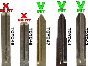 Clé de voiture pour Toyota 89070-60790 avec électronique