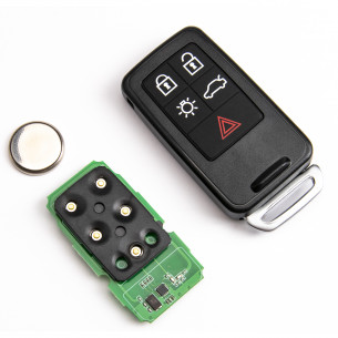Coque De Clé Pour Volvo Camion 630, 780, 880, Euro 5 VNL, VNM, FM, FH, VN, FL - Référence 21392420 - 2 Boutons - Noir