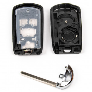 Coque de clé avec 3 boutons pour Opel