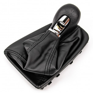 Cuero Palanca De Cambio Perilla para Opel Astra J 6 Velocidad