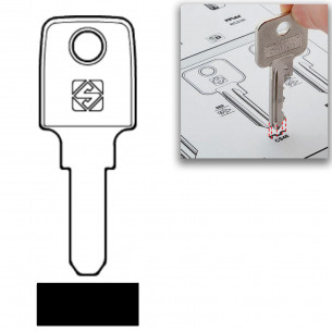 Cyber Lock Meroni Ključ za Krovni kofer Sto Ormarić WA001-WA1000 x2