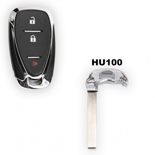 Emergency Key Blade HU100 for Chevrolet Camaro Spark - Aftermarket