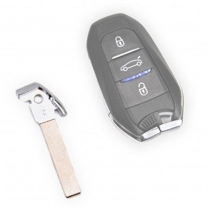 Emergency Key Blade HU83 for Peugeot Citroen Opel - Aftermarket