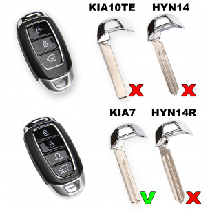 Emergency Key Blade KIA7 for Hyundai Kia - Aftermarket
