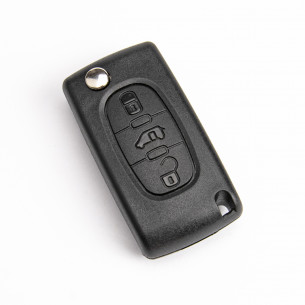 Flip Key Cover With 3 Buttons for Fiat Citroen Peugeot