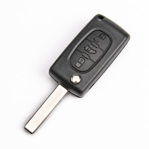 Flip Key Cover With 3 Buttons for Fiat Citroen Peugeot