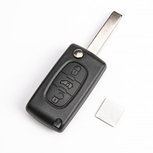 Flip Key Cover With 3 Buttons for Fiat Citroen Peugeot