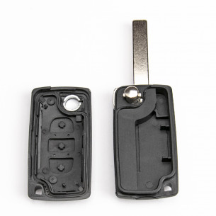 Flip Key Cover With 3 Buttons for Fiat Citroen Peugeot