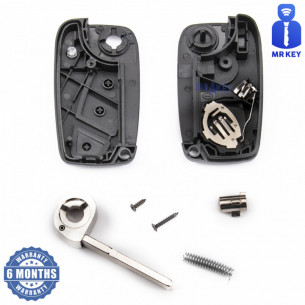 Fiat Flip Key Housing With 2 Buttons