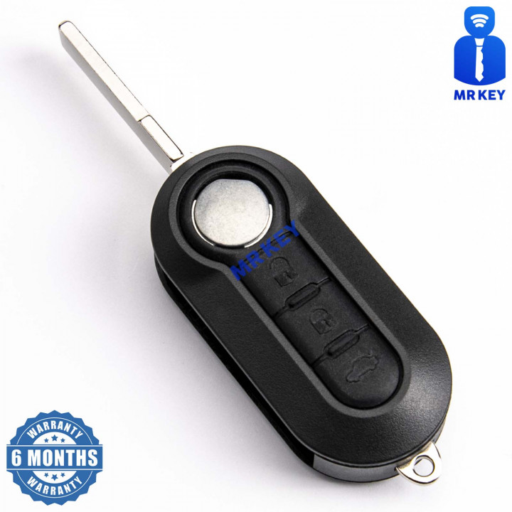 Fiat Remote Flip Car Key 71752197 with Electronics