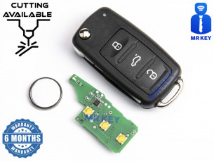 Flip Car Key VW 5K0837202AD with Electronics