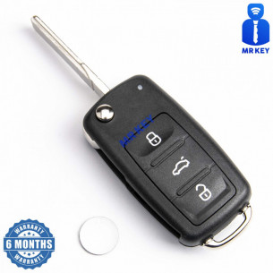 Flip Car Key VW 5K0837202AD with Electronics