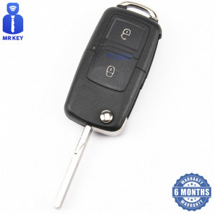 Flip Key Case For VW With 2 Buttons