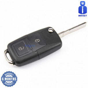 Flip Key Case For VW With 2 Buttons