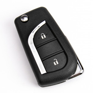 Toyota Flip Key Cover With 2 Buttons