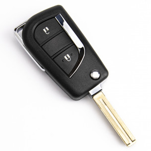 Toyota Flip Key Cover With 2 Buttons