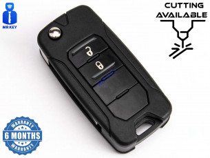 Flip Key cover with 2 Buttons for Jeep