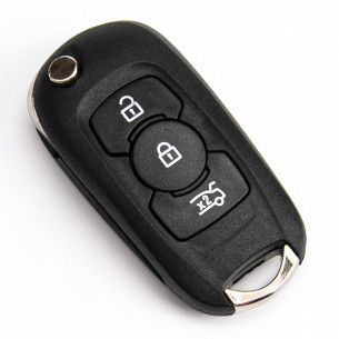 Opel Flip Key Housing With 3 Buttons