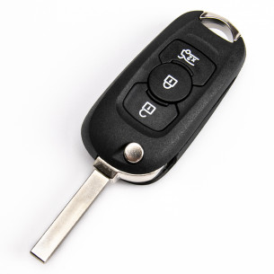 Opel Flip Key Housing With 3 Buttons