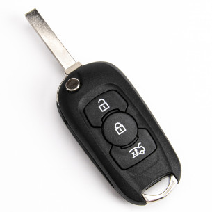 Opel Flip Key Housing With 3 Buttons