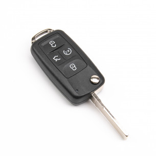 Flip Key Shell For VW With 4 Buttons