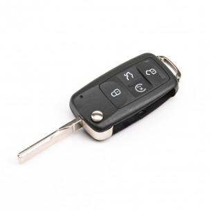 Flip Key Shell For VW With 4 Buttons