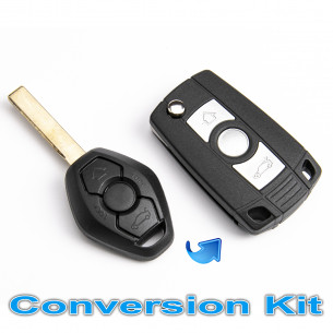 BMW Flip Key Upgrade / Conversion Kit With 3 Buttons