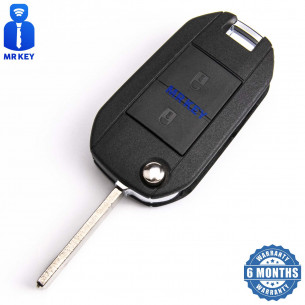 Peugeot Flip Key Upgrade / Conversion Kit With 2 Buttons