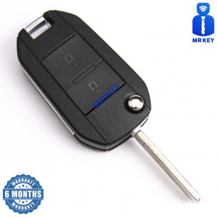 Peugeot Flip Key Upgrade / Conversion Kit With 2 Buttons