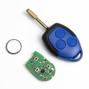 Ford Car Key 433MHZ with 3 Buttons and Electronics