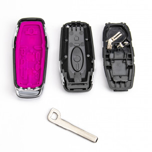 Ford Focus Fiesta Galaxy Mondeo Carcasa mando de llave con 3 botones