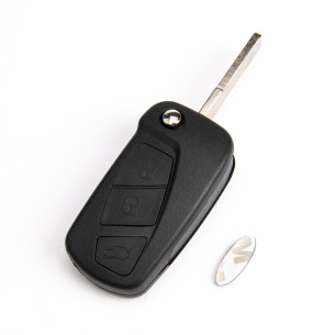 Ford KA Flip Key Cover With 3 Buttons - Aftermarket