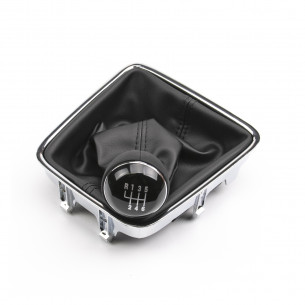 Gear Shift Lever Knob with Boot For VW Tiguan Sharan Golf Plus 6-Speed