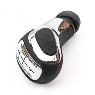 Gear Knob Shift For Peugeot 207 307 406 407 408 5 Speed Chrome
