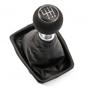 Gear Shift Knob With Boot For Audi A4 B6 B7 8E 6 Speed