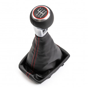 Gear Shift Knob With Boot For Audi A4 B6 B7 S-line 6 Speed