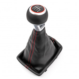 Gear Shift Knob With Boot For Audi A4 B6 B7 S-line 6 Speed