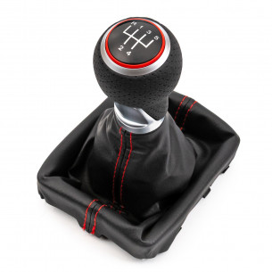 Gear Shift Knob With Boot For Audi A6 4F C6 5 Speed