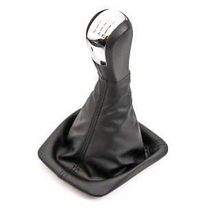 Gear Shift Knob With Boot For Skoda Octavia II 6 Speed - Aftermarket
