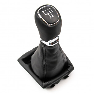 Gear Shift Knob With Boot For Skoda Octavia III 3 5 Speed