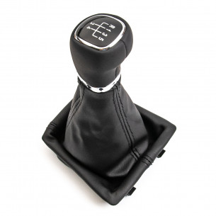 Gear Shift Knob With Boot For Skoda Octavia III 3 5 Speed